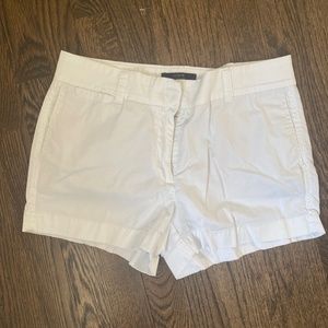 White JCrew Chino Shorts